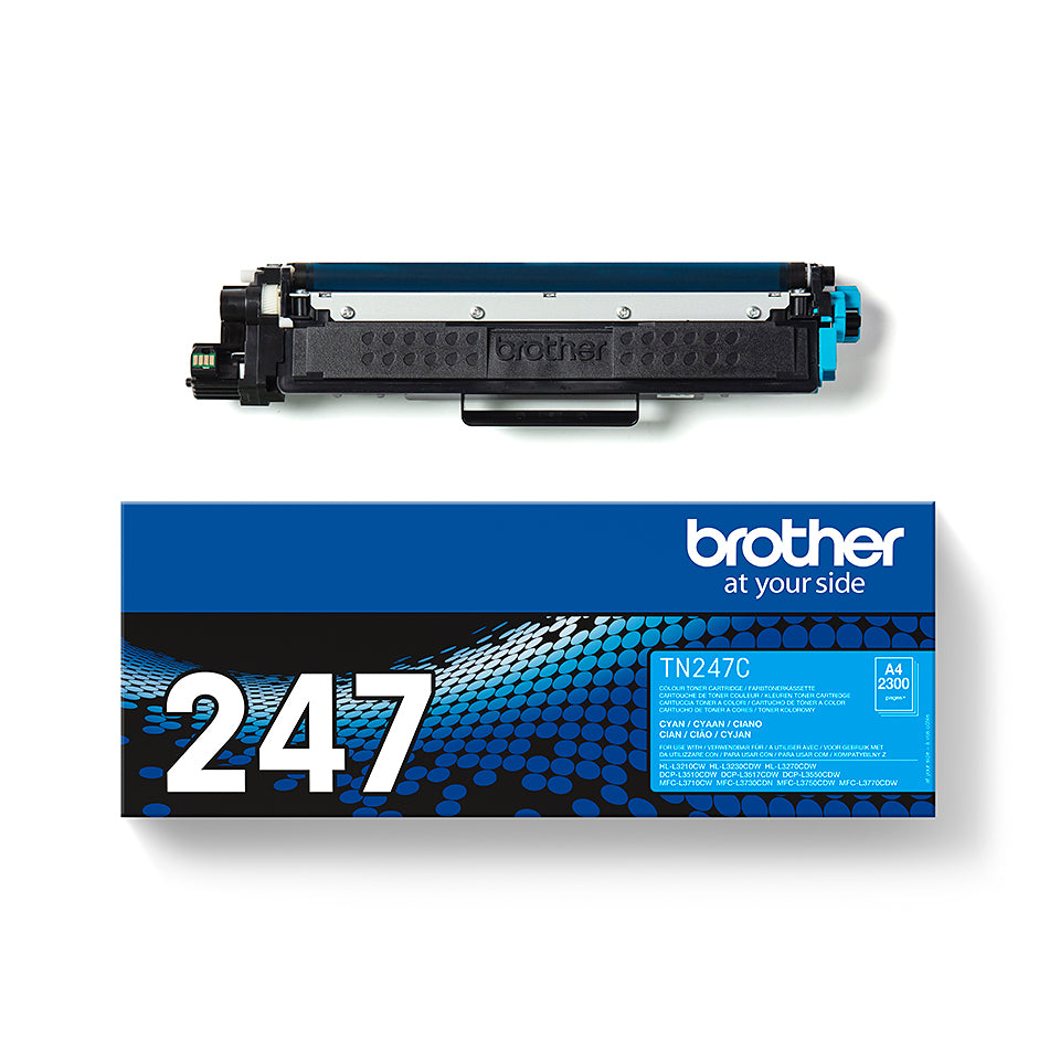 Brother TN-247C | Tonercartridge | Origineel | Cyaan | 1 stuk
