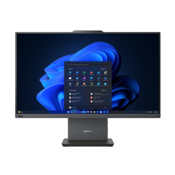 Lenovo AIO ThinkCentre neo 50A, 27" Full HD IPS, Intel Core i3-1315U, 8GB DDR5, 256GB SSD, W11 Professional, Inclusief toetsenbord & muis — vooraanzicht