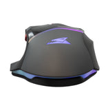 Baracuda MANTA RGB | Bekabelde Gaming Muis | Rechtshandig | USB-A | 12800 DPI | Grijs