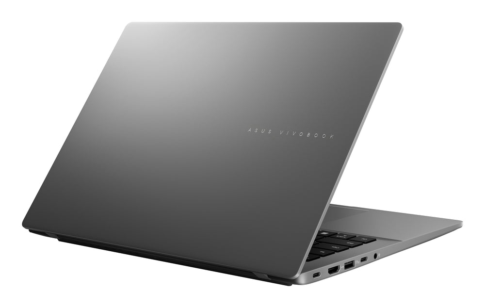 Asus Vivobook 14 laptop, 14 inch, AMD Ryzen AI 5, 16GB RAM, 512GB SSD — achterzijde