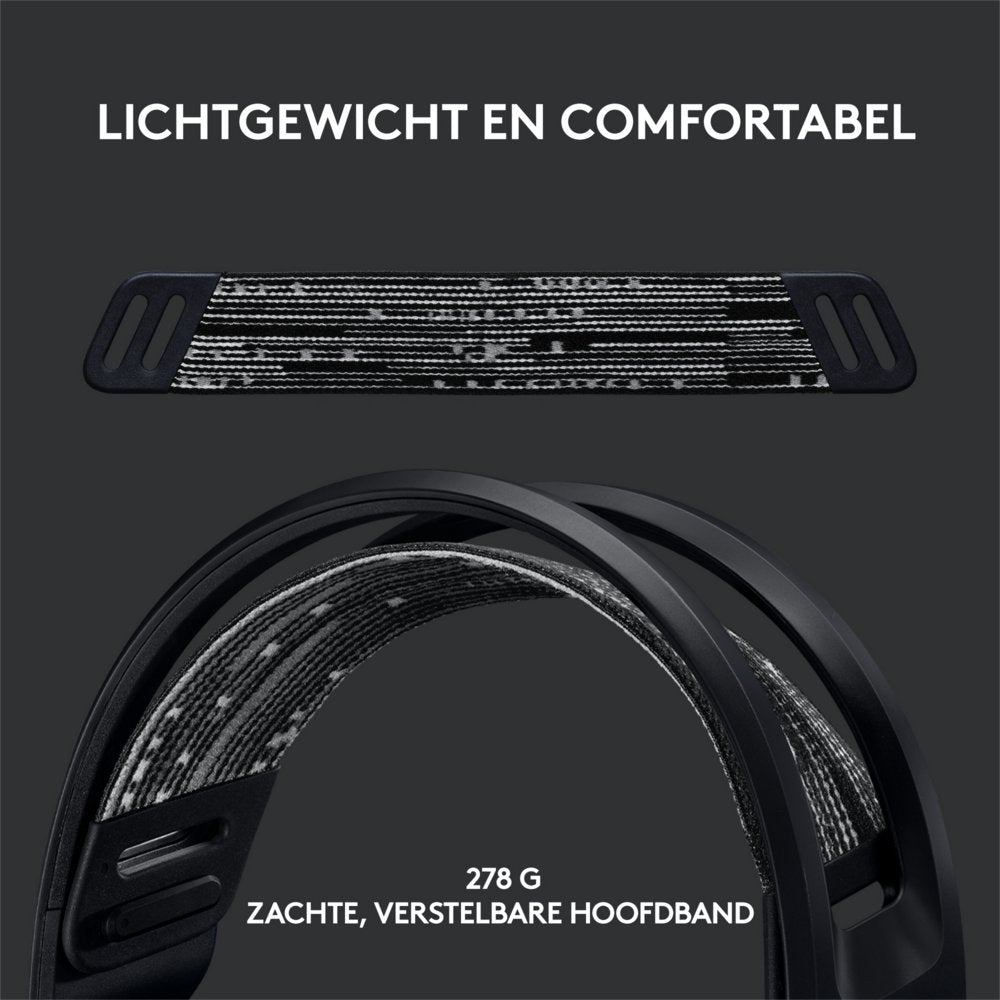Logitech G G733 LIGHTSPEED Wireless Gaming Headset | RGB | Zwart
