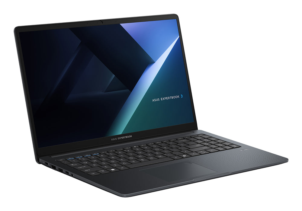 Asus ExpertBook B1 laptop, 15,6 inch, Intel Core 5, 16GB RAM, 512GB SSD — zijkant met aansluitingen