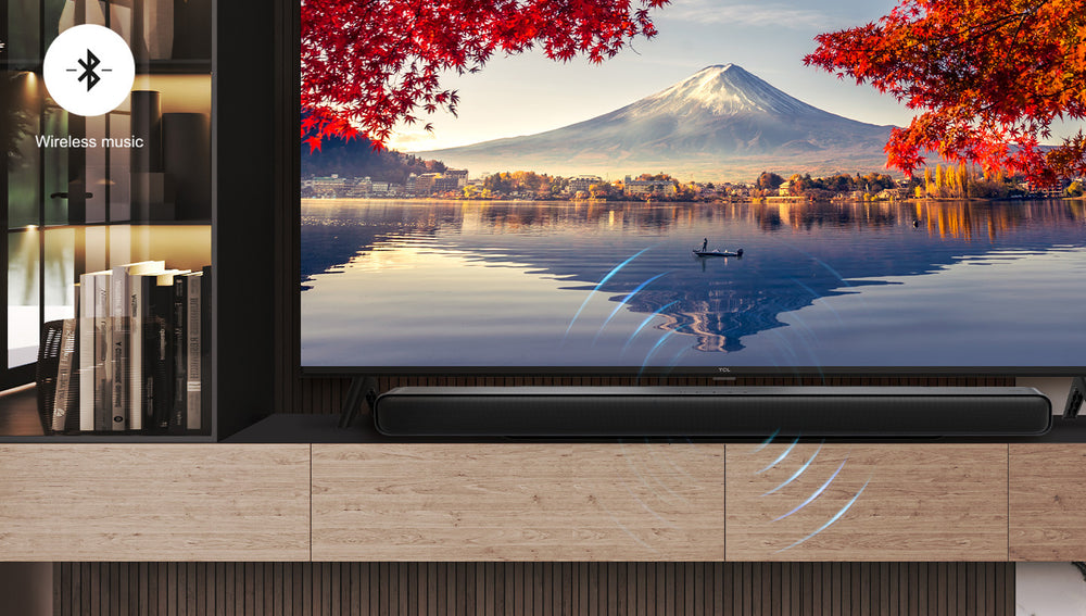 TCL S55HE Titanium Soundbar | 2.1-kanaals | Zwart