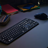 Logitech MX Keys Combo for Business Gen 2 | Draadloze Toetsenbord- en Muis-combo | RF / Bluetooth | QWERTY US International | Grafiet