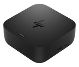 HP USB-C 100W G6, USB-C Docking Station, 100W Power Delivery, Zwart — vooraanzicht