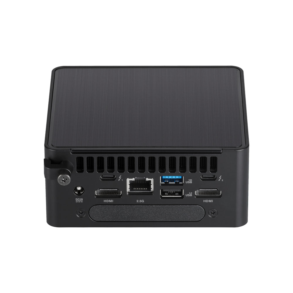 ASUS NUC 14 Pro UCFF Barebone Desktopcomputer, Intel Core 3 100U, Zonder DDR5-geheugen, opslag en besturingssysteem — productfoto 8