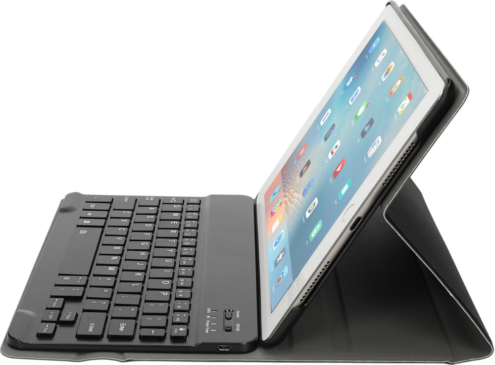 Mobiparts Bluetooth Keyboard Case | Geschikt voor Apple iPad Air/Air 2/9.7 (2017)/9.7 (2018)/Pro 9.7 | QWERTY | Zwart