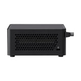 ASUS NUC 14 Pro UCFF Barebone Desktopcomputer, Intel Core 3 100U, Zonder DDR5-geheugen, opslag en besturingssysteem, REFURBISHED BRONZE — van bovenaf