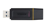 Kingston DataTraveler Exodia | 128GB USB-A 3.2 Flash Drive | Zwart