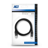 ACT AC7417 | USB 3.2 Gen 1 | USB-C naar USB-A | 2m | Zwart