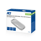 ACT USB 4.0 40 Gbit/s M.2 2280 NVMe | PCIe SSD Behuizing | Tool-Free