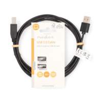Nedis CCGT60100BK20 | USB 2.0 | USB-A naar USB-B | 2m | Zwart