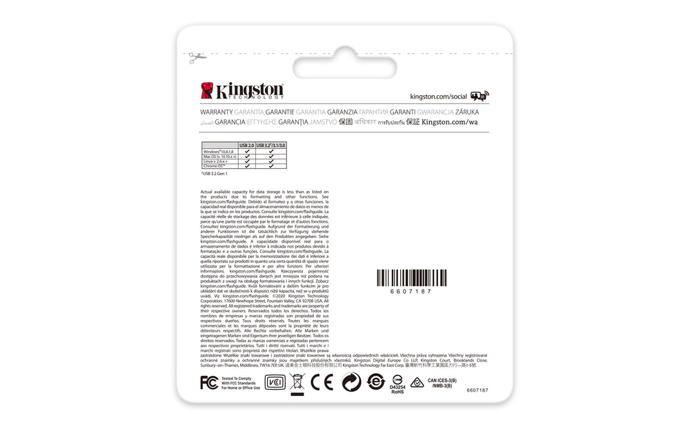 Kingston Kyson | 64GB USB-A 3.2 Flash Drive | Zilver
