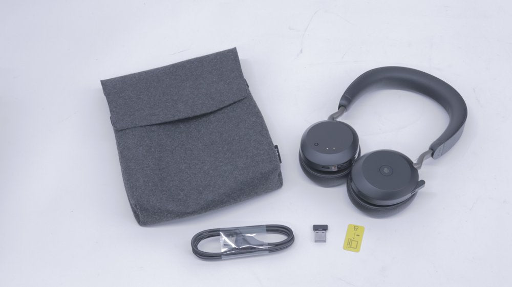 Jabra Evolve2 75 | Draadloze On-Ear Headset | ANC | RF | USB-A | Zwart | 2e Kans