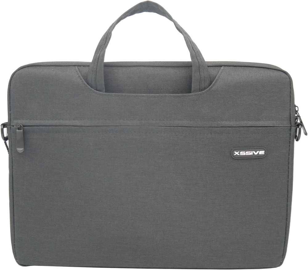 Xssive Laptoptas | Geschikt tot 15,6 inch | Schouderband | Grijs