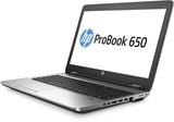 HP Probook 650 G2  Intel Core i5-6200U / 8 GB DDR4 / 128GB SSD