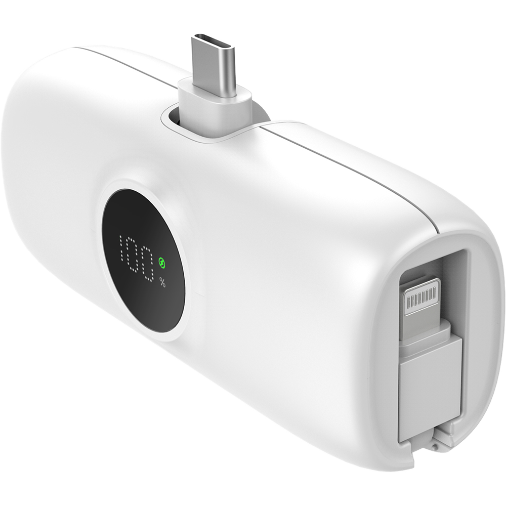 Xssive Premium Mini Powerbank For USB-C With iPhone Cable 5000mAh XSS-PB40CW