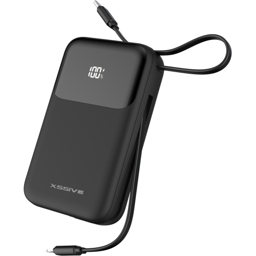 Xssive 30W Powerbank Fast Charge incl. Cable 20000mAh XSS-PB50B - Zwart